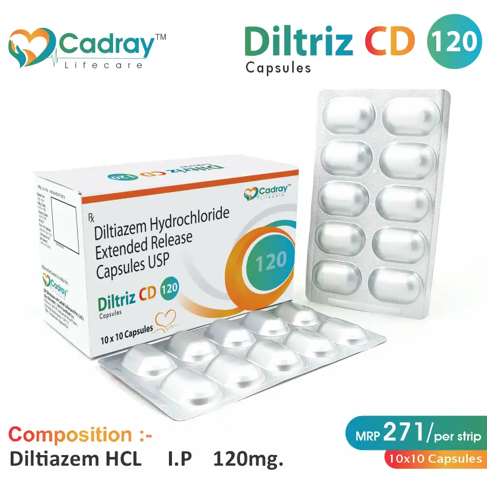 Diltriz CD 120 Capsule for PCD Pharma Franchise